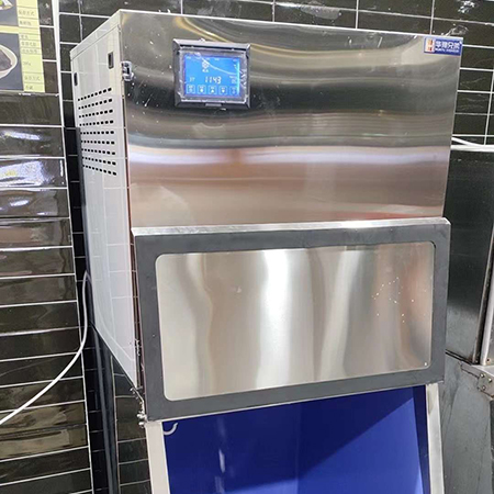 500公斤雪花制冰机交付中山某生鲜超市